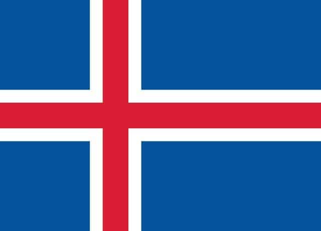 iceland facts, flag of iceland