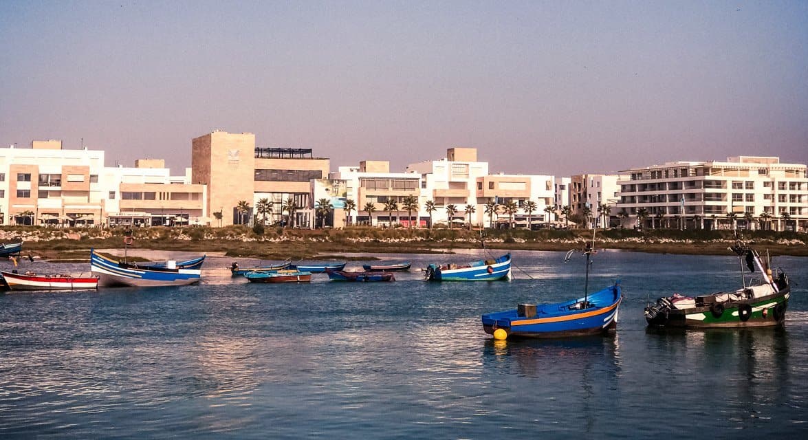 View of Sale from Rabat through Bou Regreg river