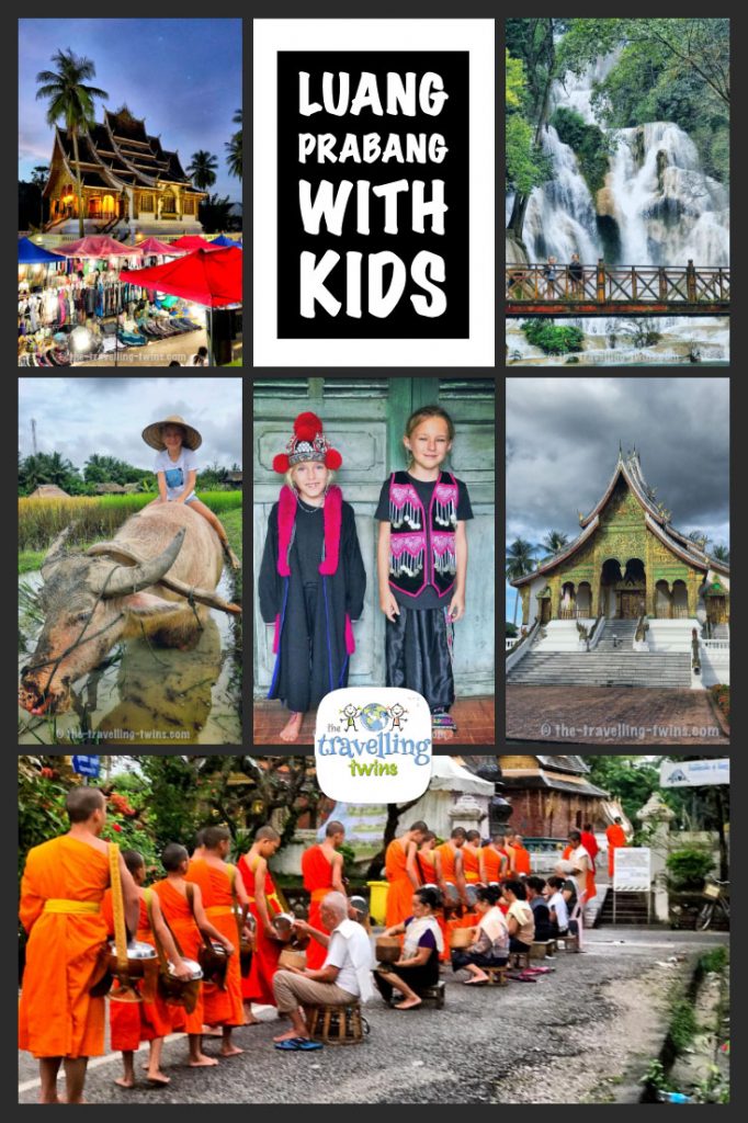 Luang Prabang is a amazing but expensive destination, with lots of family friendly activities - read our blog post to learn about family fun we had in Luang Prabang #lunagprabang #luangprabangwithkids #travellingwithkids #travelwithkids  destination,  luang prabang,  luang prabang lao,  luang prabang weather,  luang prabang laos,  luang prabang hotels