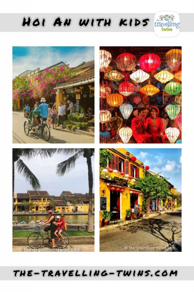 What to do in Hoi An with kids? there is lots to choose from - different workshops - lantern making, mask making pottery etc. its an awesome place to be with kids. #hoian #thingstodoinhoian #vietnamwithkids