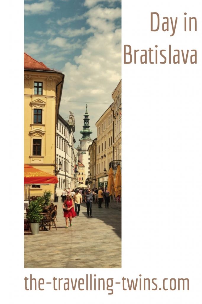 Bratislava stands on the Danube river near the borders of Hungary and Austria.  It is set on a striking site with the castle overlooking the town and the great river. The city is perfectly compact for a one day visit as well as those looking for a weekend getaway. 