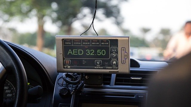 Dubai Taxi - meter 