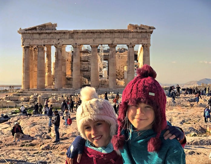 athens with kids