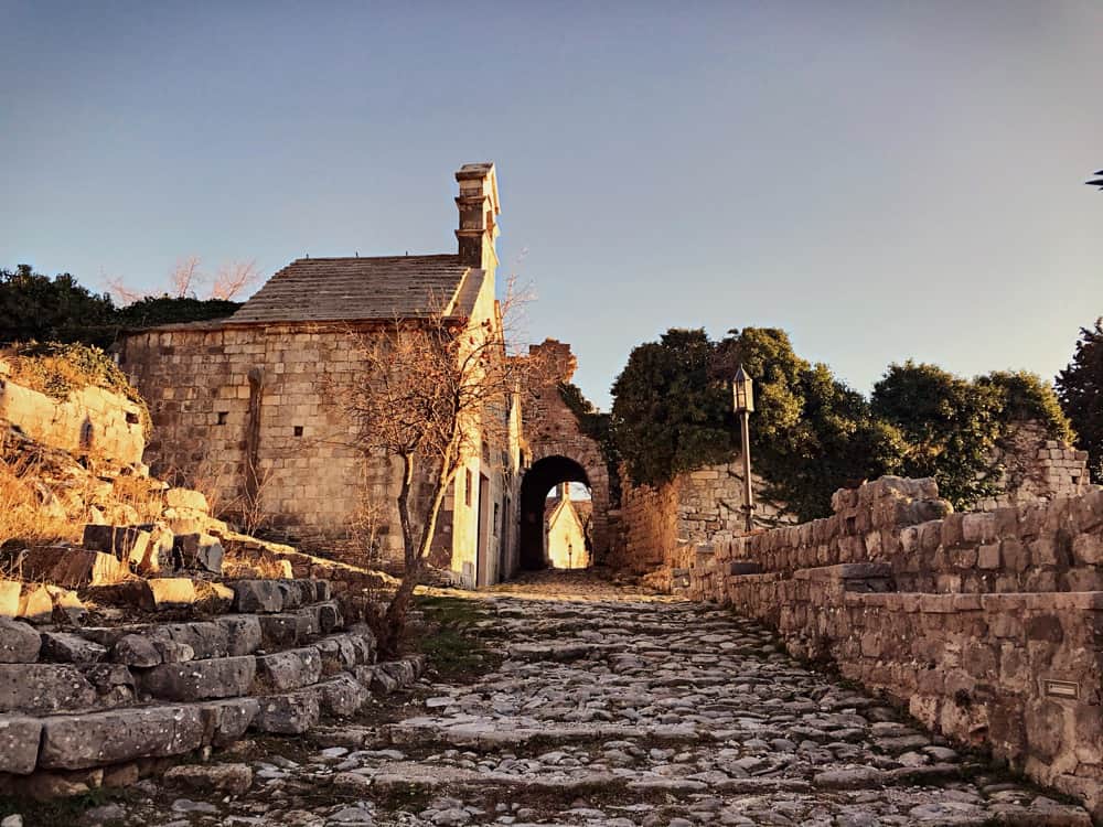 ruins of town of stari bar old - remains of ottoman empire settlement