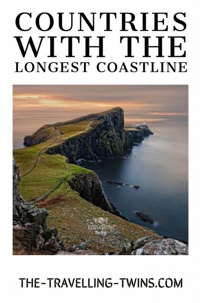 countries with the longest coastline
