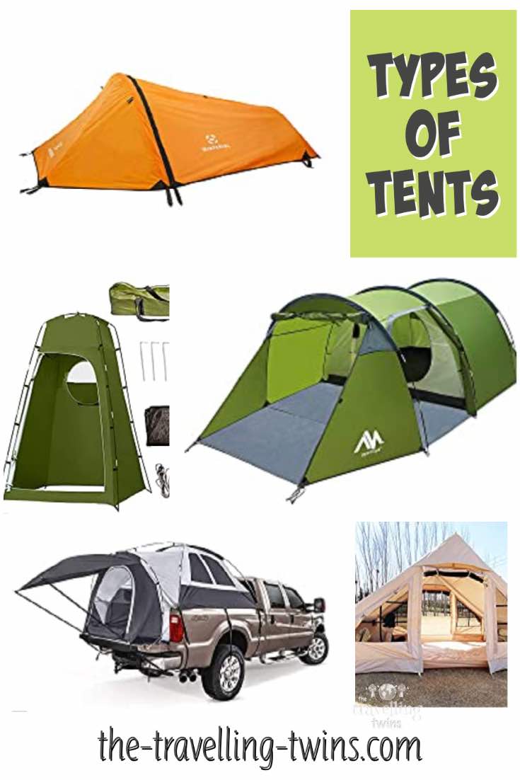 types of tent