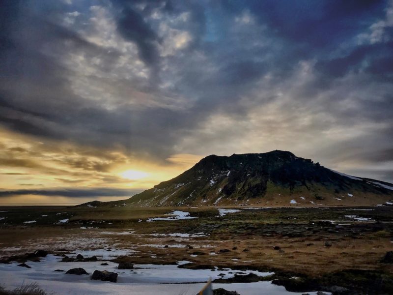 beautiful Iceland in winter