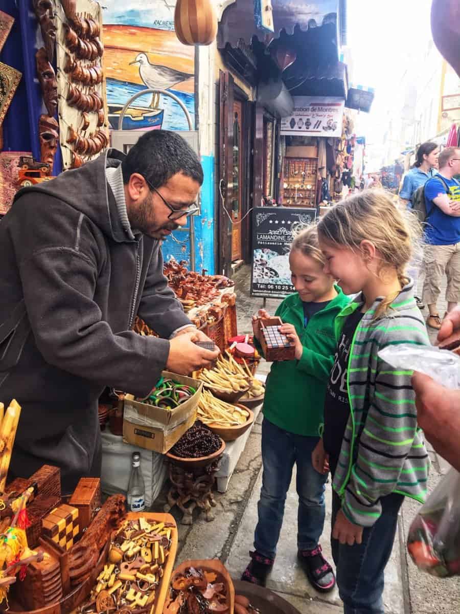 things to do in essaouira - shopping for souvenirs in Essaouira