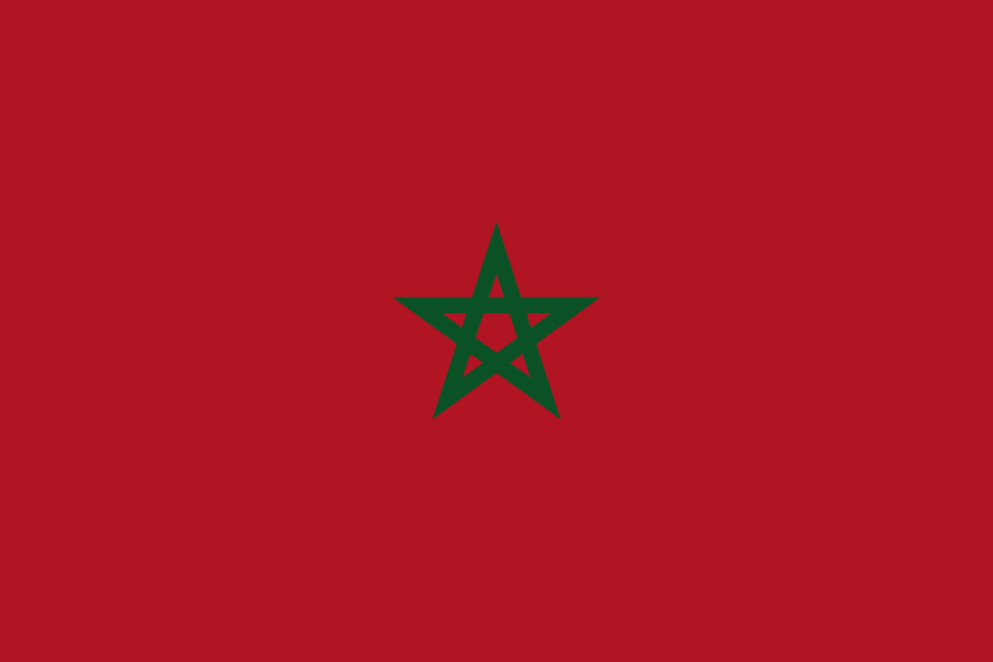 facts about morocco - moroccan flag, morocco facts