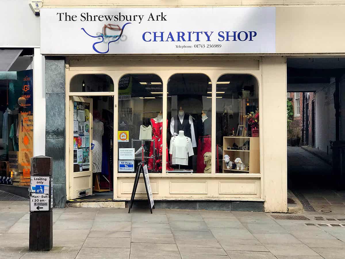 the ark shrewsbury, charity shops shrewsbury,,