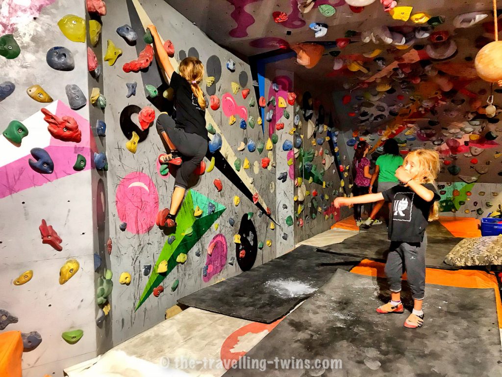 kids activities in hanoi, vietnam - visit climbing wall