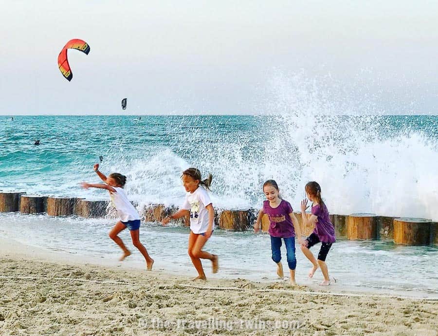 Kite beach in Dubai