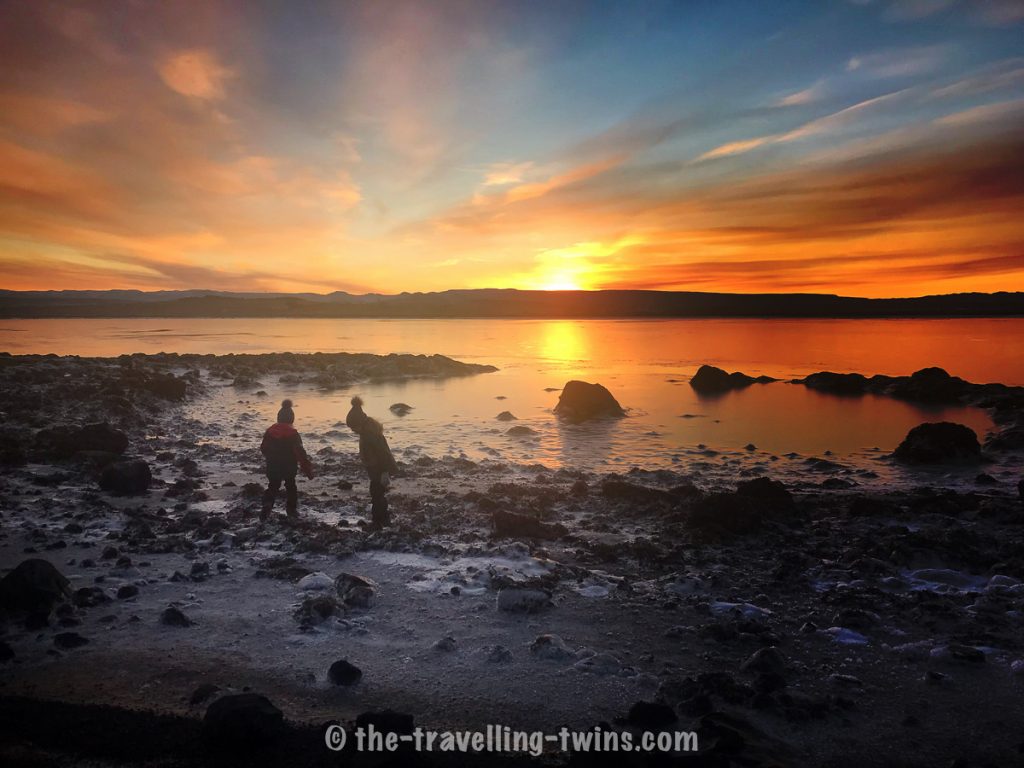 free things to do in iceland with kids - go see sunrise