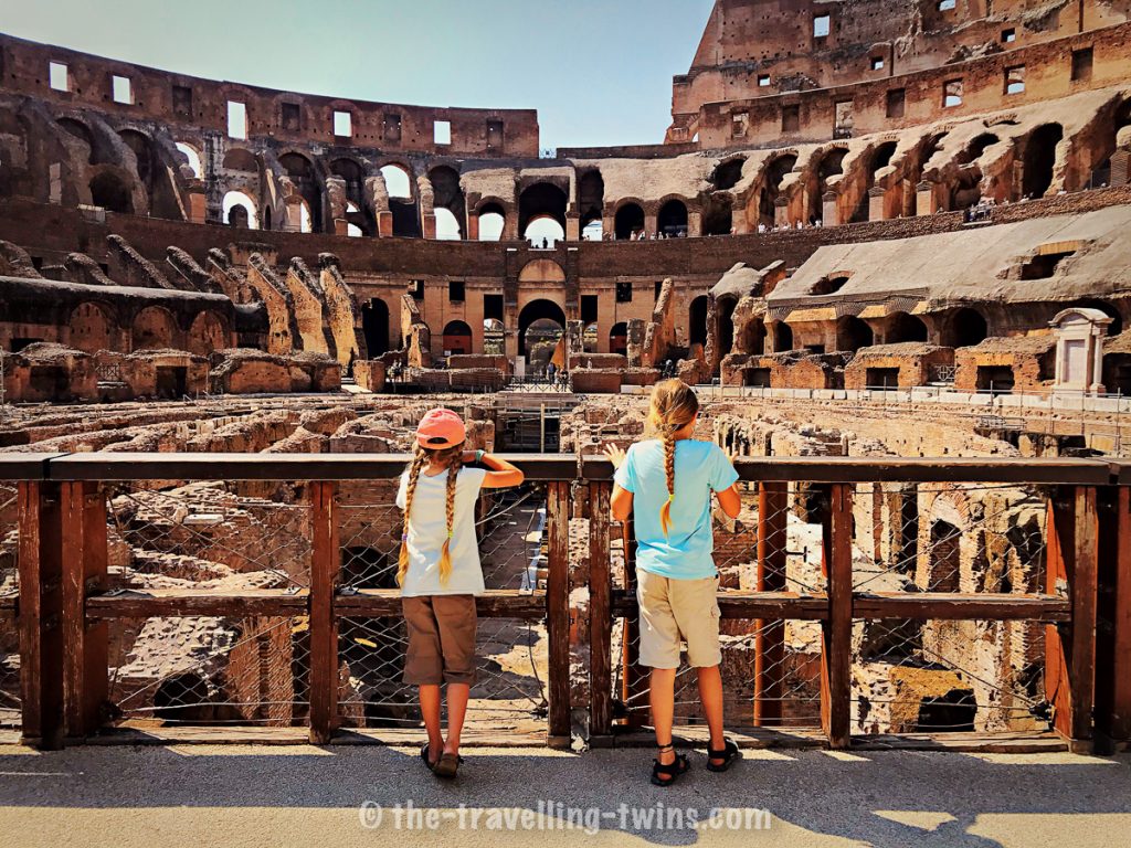exploring Rome with kids - Colosseum