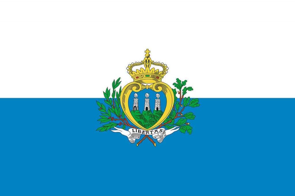facts about San Marino - the Flag
