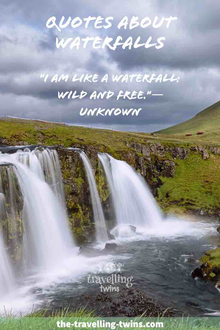 sound of waterfall quotes