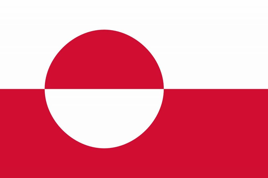 interesting facts about greenland - greenland flag
