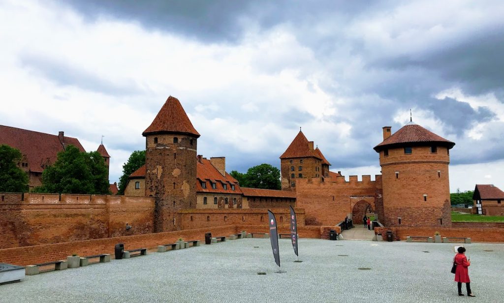 Knights of Teutonic order castle in Malbork
