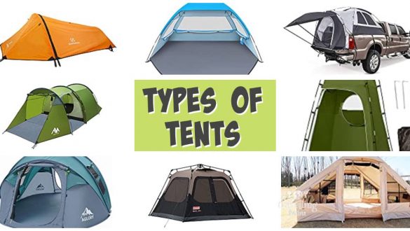 types of tents